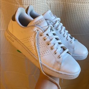white adidas sneakers